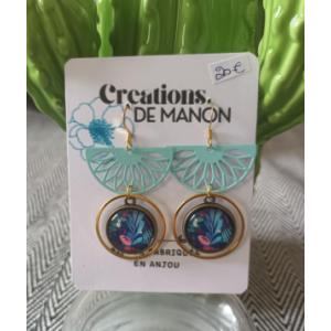 Boucles d'oreilles cabochon