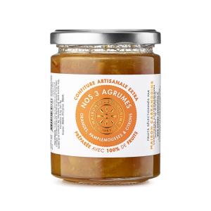 Marmelade extra de trois agrumes