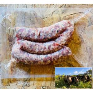 Grosses saucisses aux herbes - porc plein air