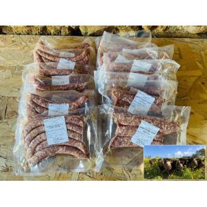 Colis saucisse mix 5kg - porc plein air