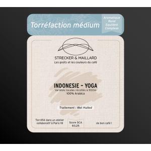 Café grain - indonésie-yoga - torréf. medium