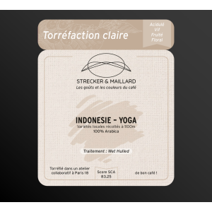 Café grain - indonesie-yoga - torréf. claire