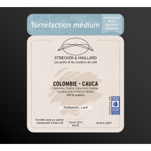 Café grain - colombie-cauca - torréf. medium