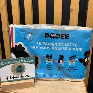 Popee papier toilette ultra-confort 6 rlx