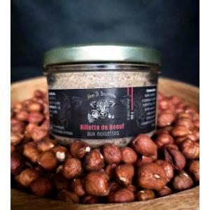 Rillette de bœuf aux noisettes