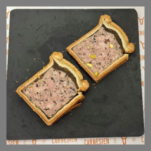 Pâté en croûte maison tranché