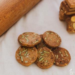 🌻 courge & tournesol – biscuit croquant