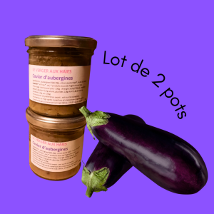 🍆caviar d'aubergine- lot de 2