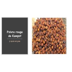 Poivre rouge de kampot aop - cambodge