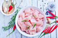 Blanc de poulet en morceaux