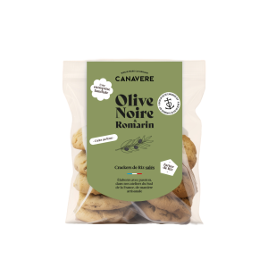 Crackers de riz de camargue olive romarin