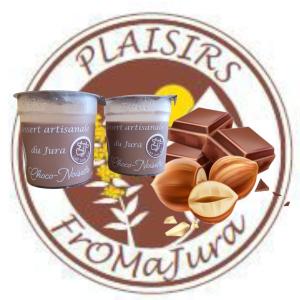 Choco/noisette crème dessert allégée en sucre