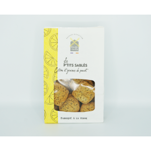 P'tits sablés citron et graines de pavot