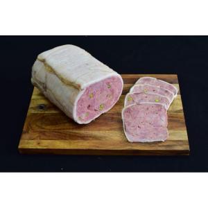 Galantine aux pistaches tranchés