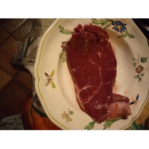 Faux-filet en tranche