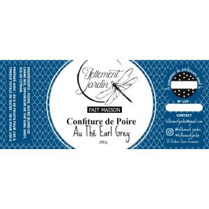Confiture de poire au thé earl grey