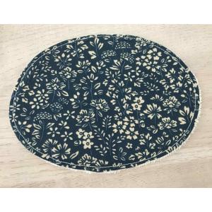 Porte savon 'bleu fleuri'