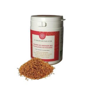 Poudre de graines de grenades bio