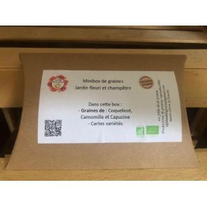 Minibox de graines jardin fleuri et champêtre