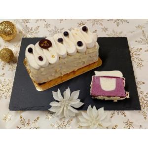 Bûche blueberry 10 parts