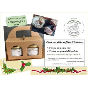 Coffret 2 terrines