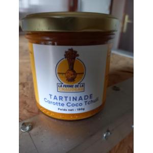Tartinade carotte coco