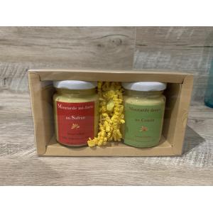 Coffret moutarde au safran et au cumin