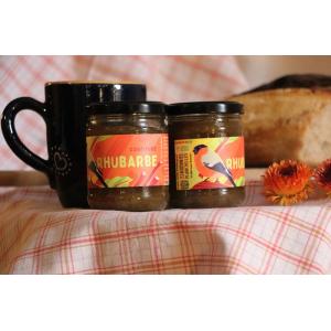 Confiture rhubarbe bio