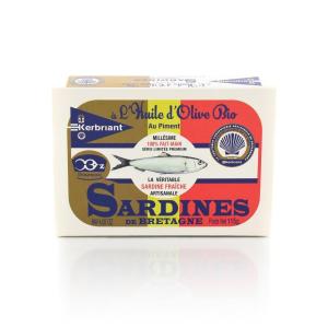 Sardines huile d'olive  et piment bio
