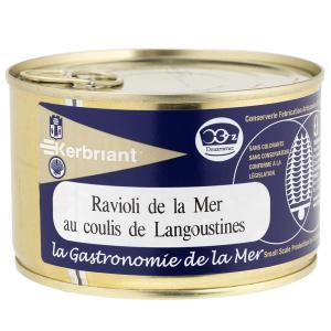 Ravioli de la mer au coulis de langoustines