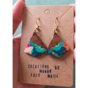 Boucles bois et papier