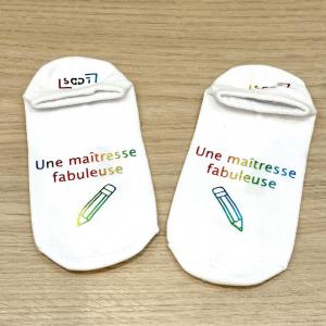 Chaussettes maître, maîtresse, atsem, coach..