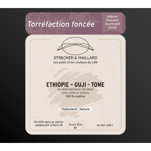 Café moulu - ethiopie-guji - torréf. foncée