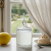 Bougie bonbonnière 'zeste meringué'