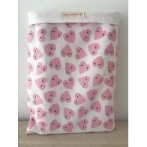 Pochette à livre 'coeurs'