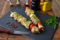 Brochettes bio marinées (ail des ours) 600g