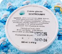 Créme glacée schtroumpf