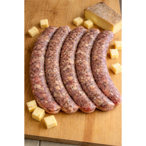 Saucisse de boeuf au comté