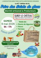 Porte ouverte du potager de la charme