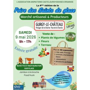 Porte ouverte du potager de la charme