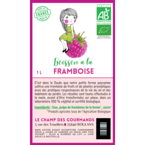 Boisson framboise