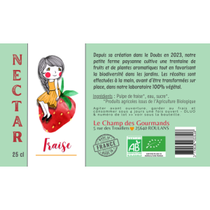 Nectar fraise