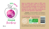 Pur jus pomme framboise