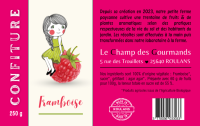 Confiture framboise (sans pépin)