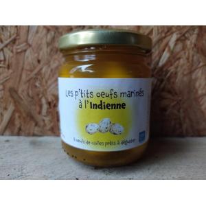 Oeufs de caille marinés à l'indienne