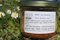 Terrine de pâté de canard/fruit sec