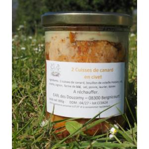 Cuisses de canard en civet