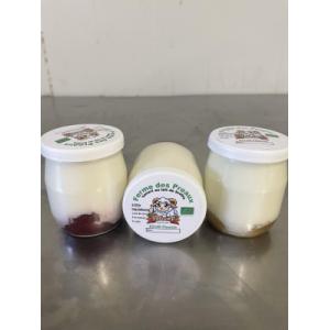 Yaourt brebis coulis aux fruits