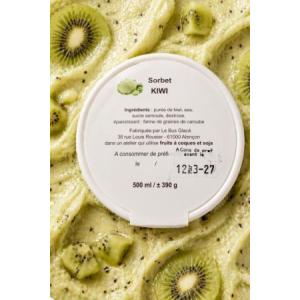 Sorbet plein fruit kiwi