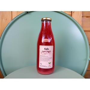Kéfir de fruits fraise / hibiscus